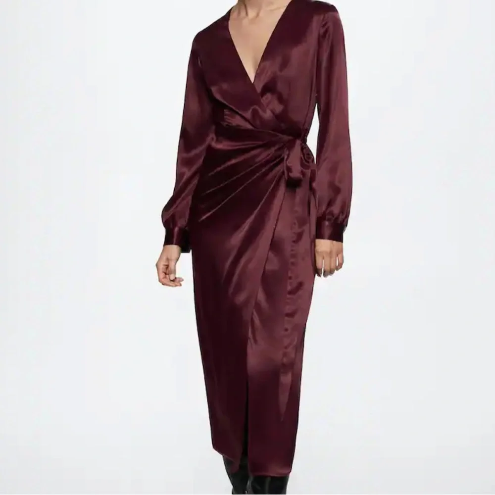 NWT Burgundy Mango dress women size S - Picture 1 of 5